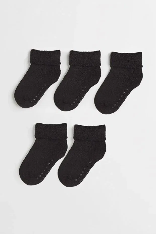 Детские носки с принтом 5 шт Mem Socks, Siyah