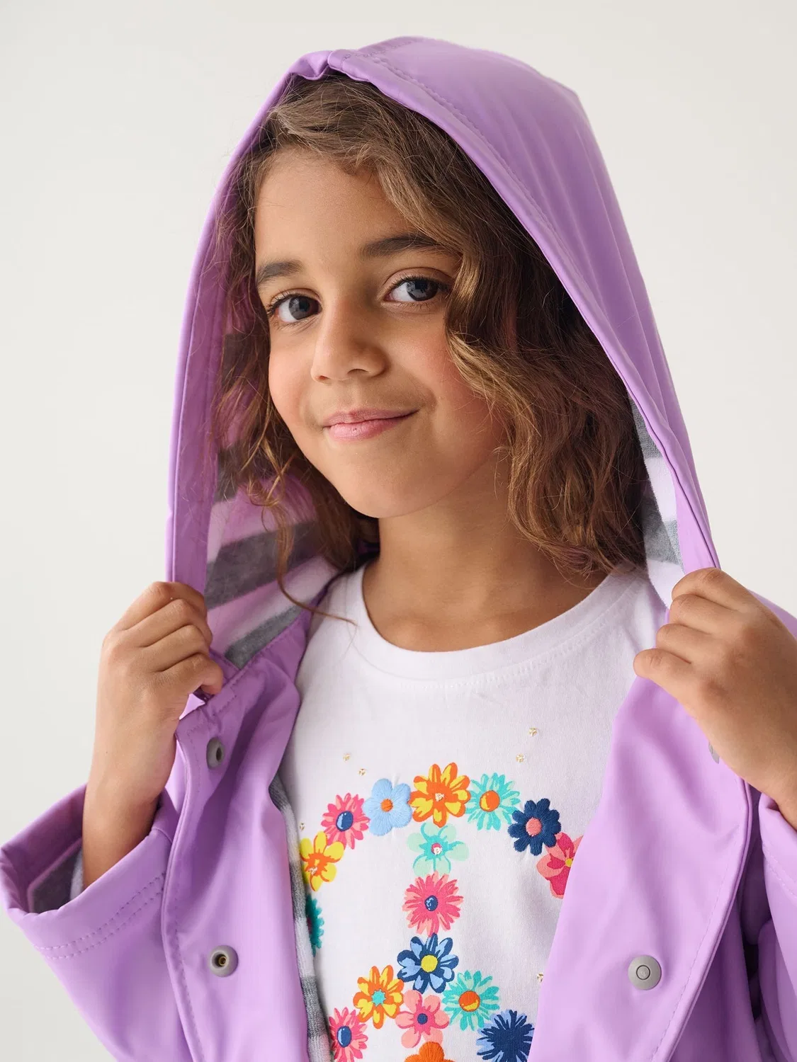 Дождевик Hatley Purple Splash, фиолетовый — фото 4