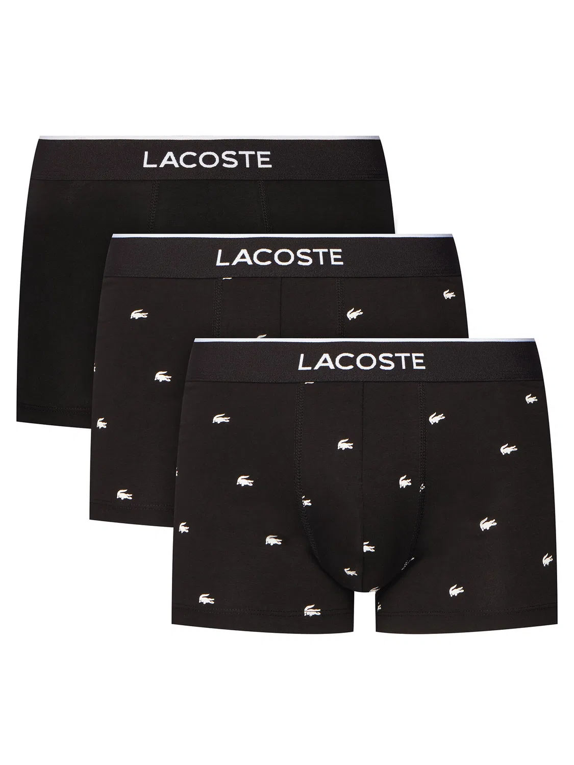Мужской комплект боксеров Lacoste, черный
