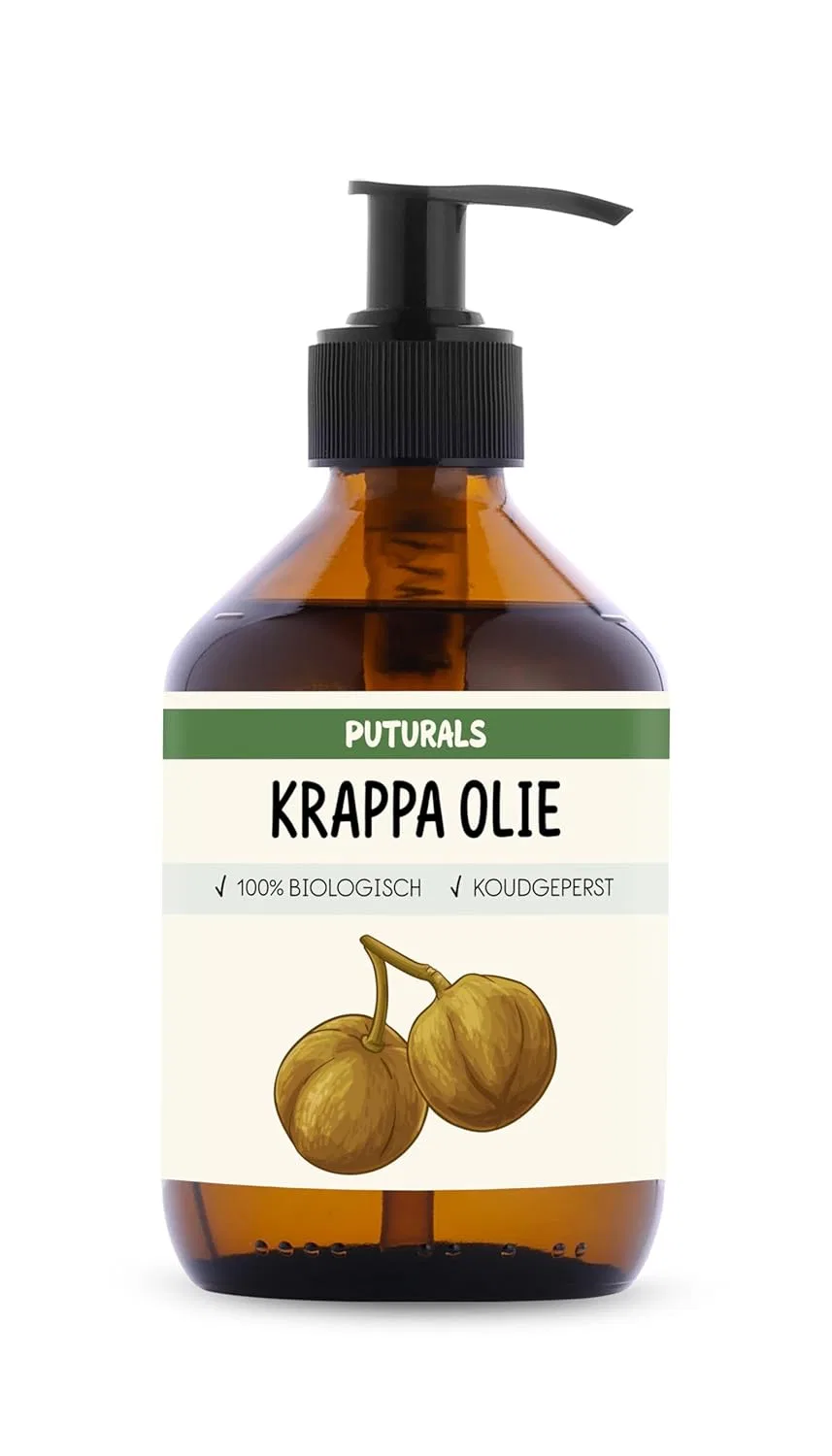 Масло Краппа холодного отжима, 300 мл, Puturals