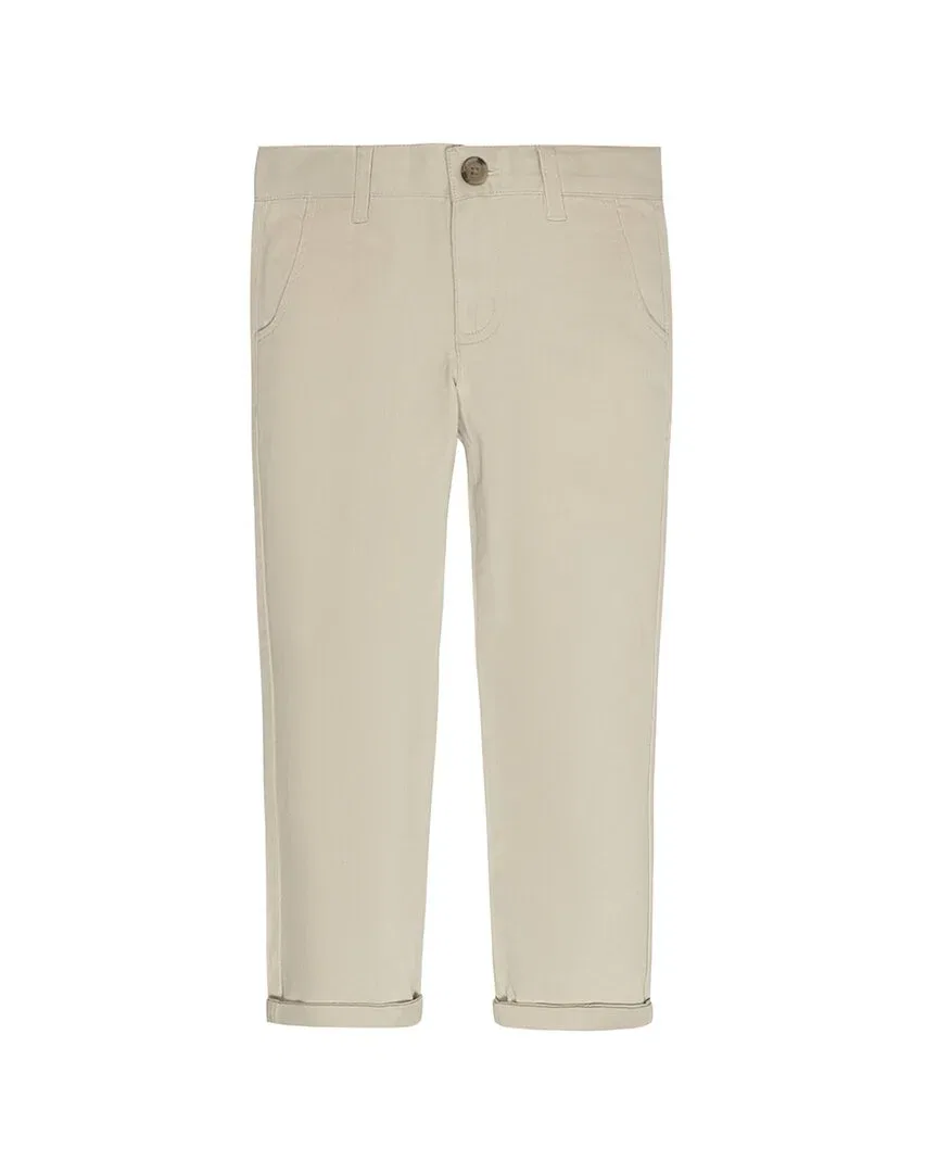 Детские брюки чинос на резинке Hope & Henry Organic Skinny Stretch Chino, Khaki