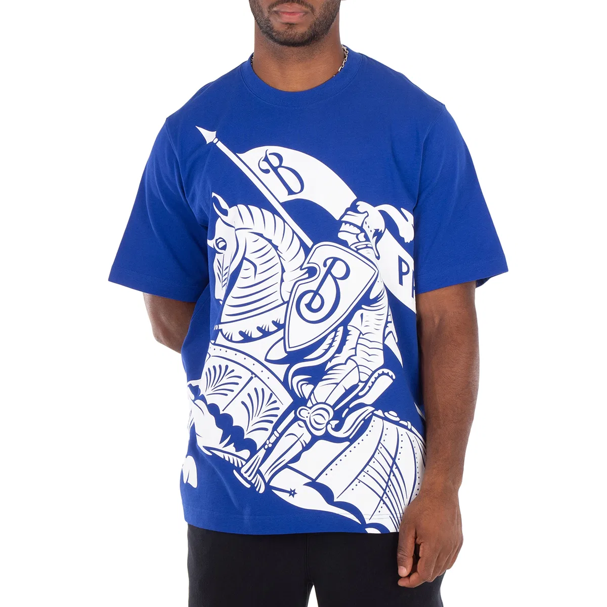 Футболка хлопковая с принтом EKD Print Cotton T-Shirt Burberry, Knight