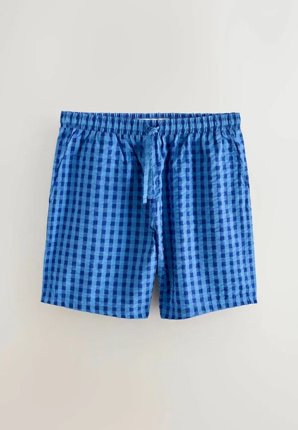 Шорты клетчатые 2 pack Next blue green, синий/зеленый — фото 4
