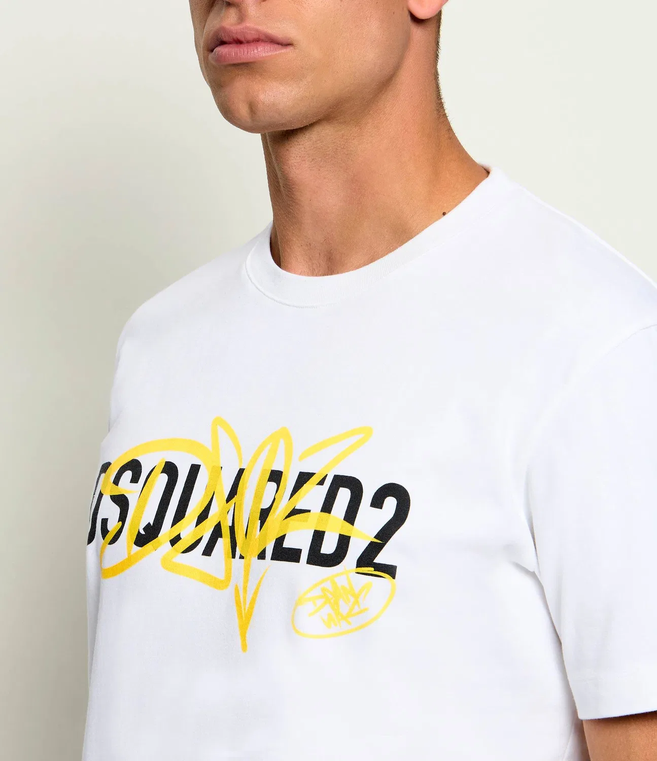 Футболка с круглым вырезом Dsquared2, Bianco — фото 4