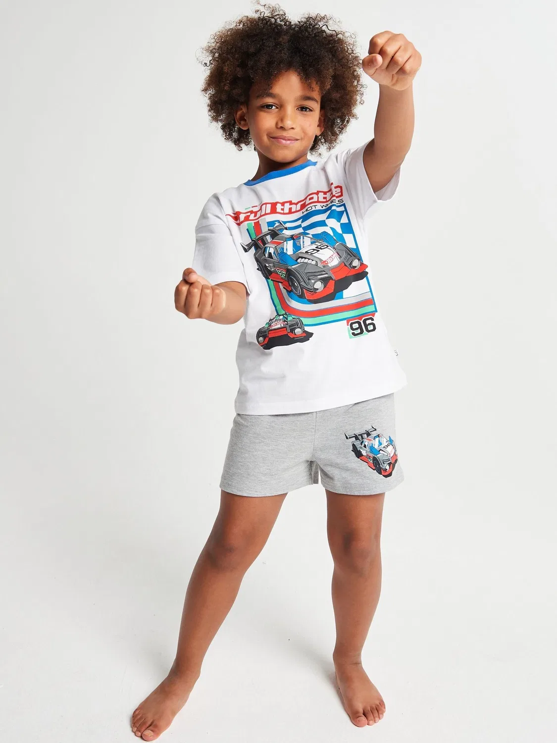 Пижама Hot Wheels Brand Threads, синий — фото 3