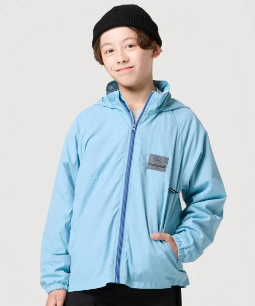Детская куртка на молнии с капюшоном, модель Mainichi Shaka Jacket KRIFF MAYER Kid's Collection, Sax Blue