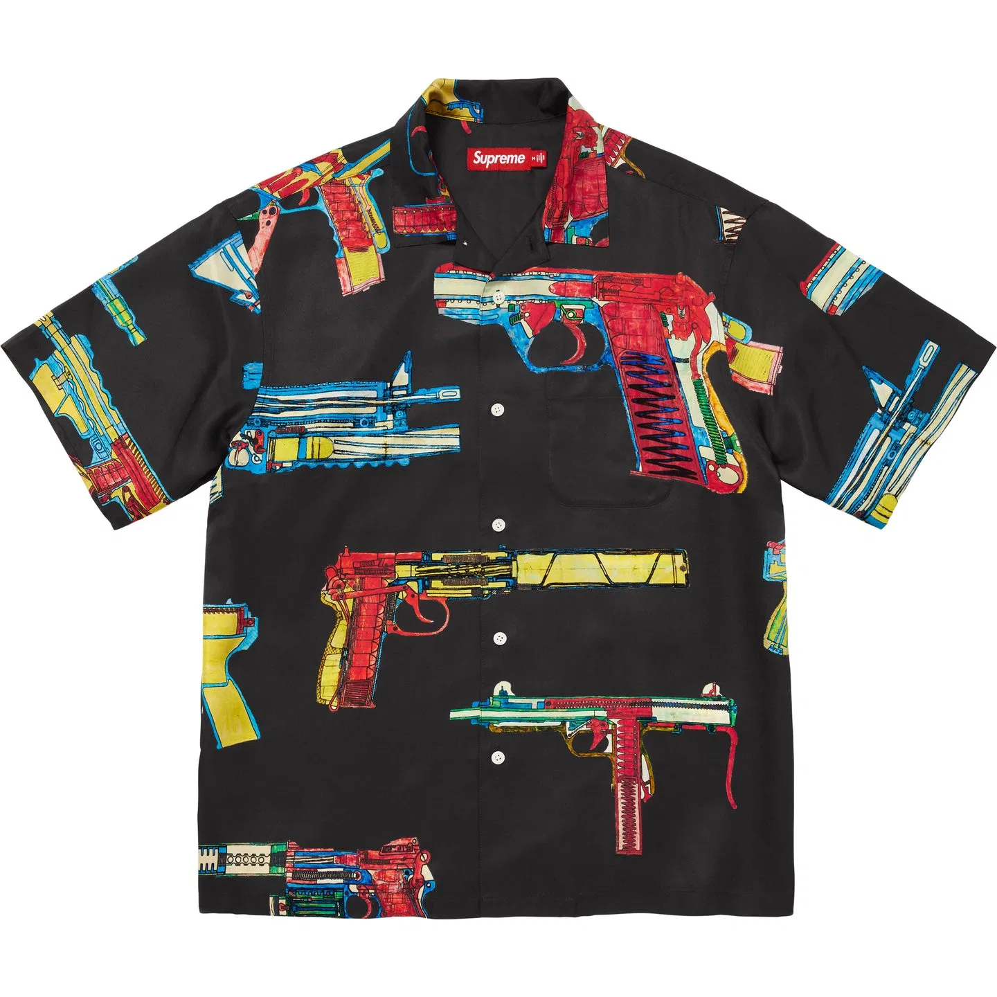 Рубашка с воротником Supreme, Black
