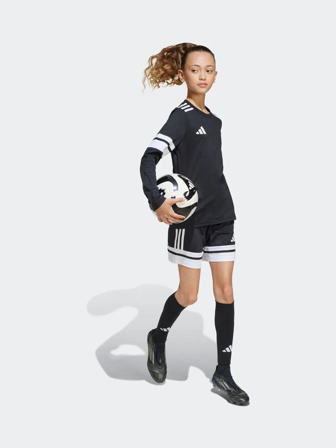 Футбольная футболка adidas Black Squadra 25, черный — фото 3
