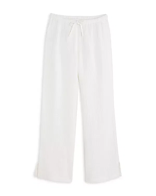 Детские брюки из хлопка Kiki Gauze Pants KatieJ NYC, White Gauze