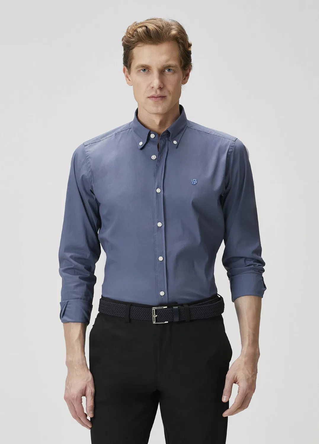 Рубашка Boss Açık Mavi, light blue
