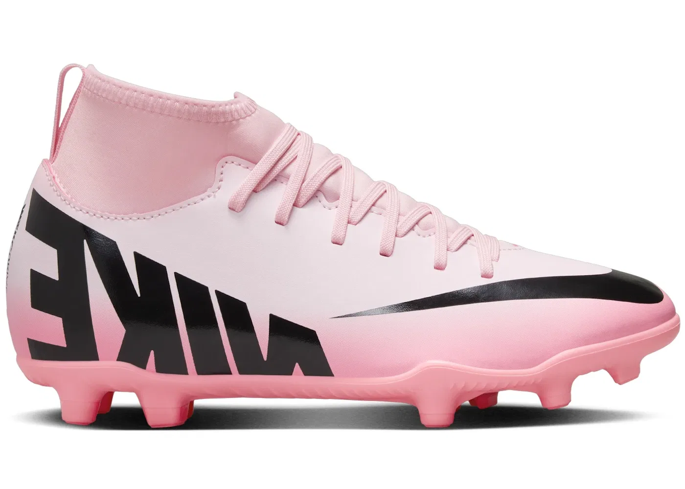 Детские бутсы Nike Mercurial Superfly 9 Club FG/MG, Pink Foam Black