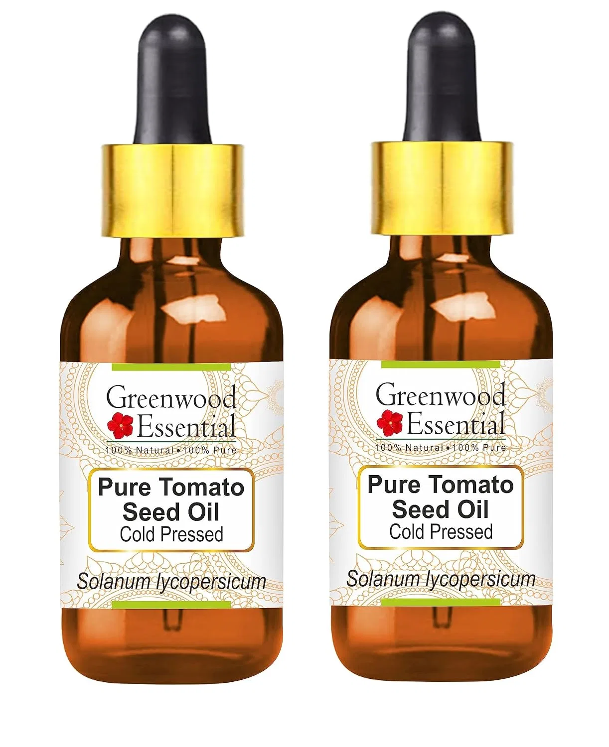 Масло для тела Tomato Seed Oil, Greenwood Essential, 2 x 100 мл