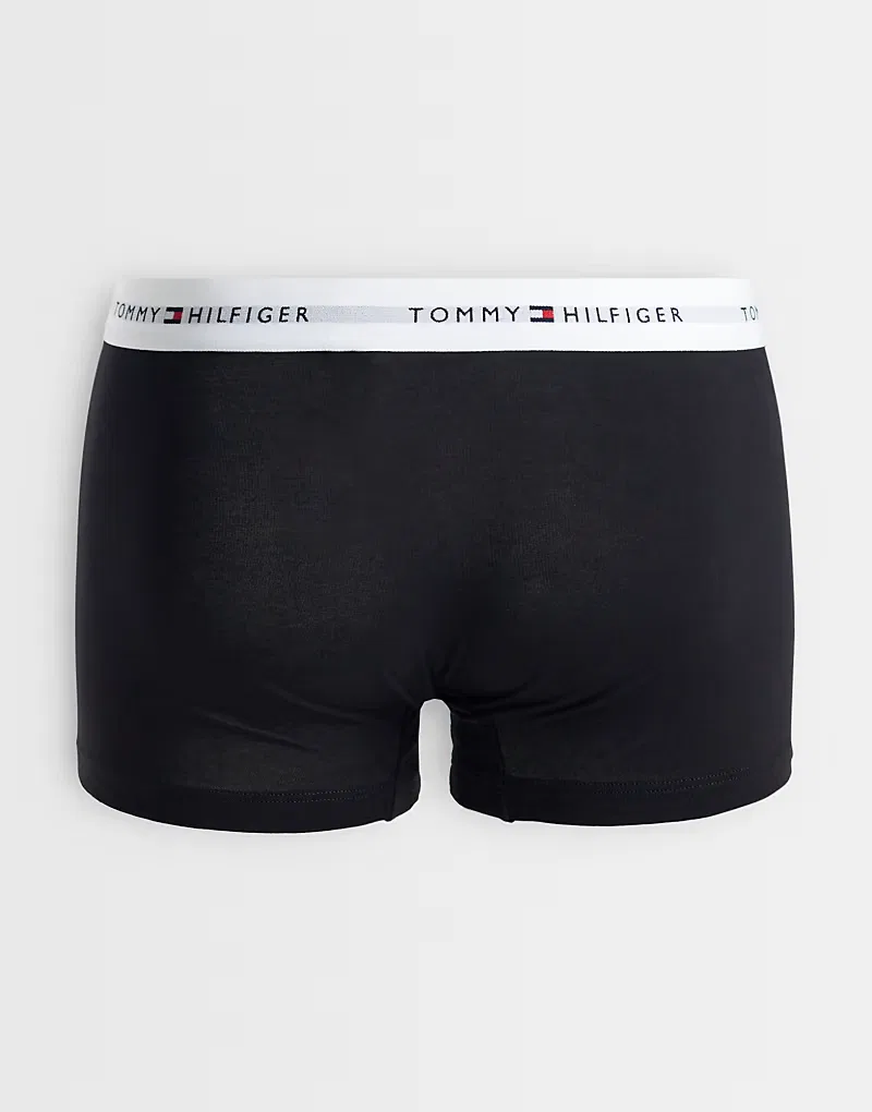 Трусы Signature Cotton Essentials 5 шт Tommy Hilfiger, черный — фото 3