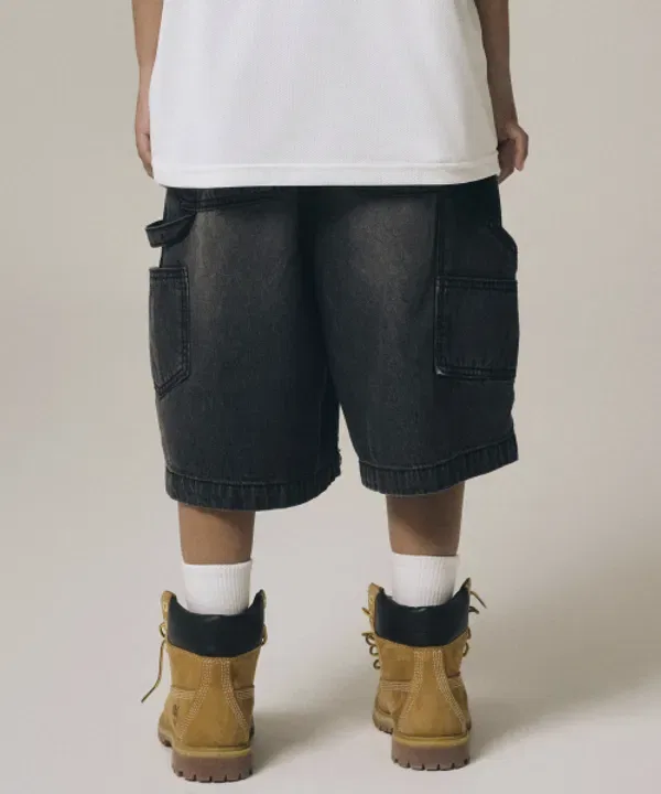 Шорты карго свободные Giant Fit, Takeasy Kids, черный — фото 4