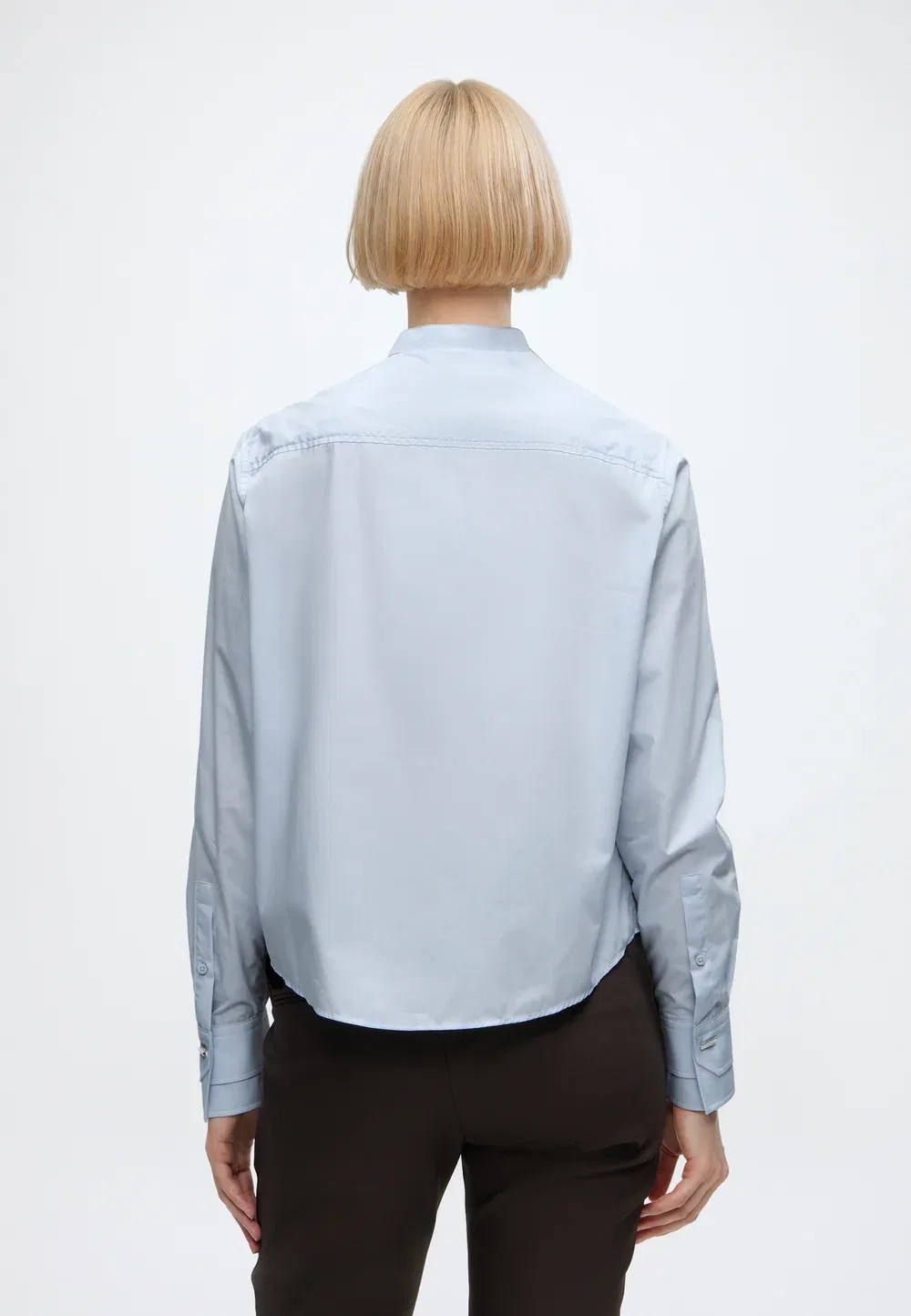 Бертина понедельник - блузка на пуговицах Boss, Light/Pastel Purple — фото 3