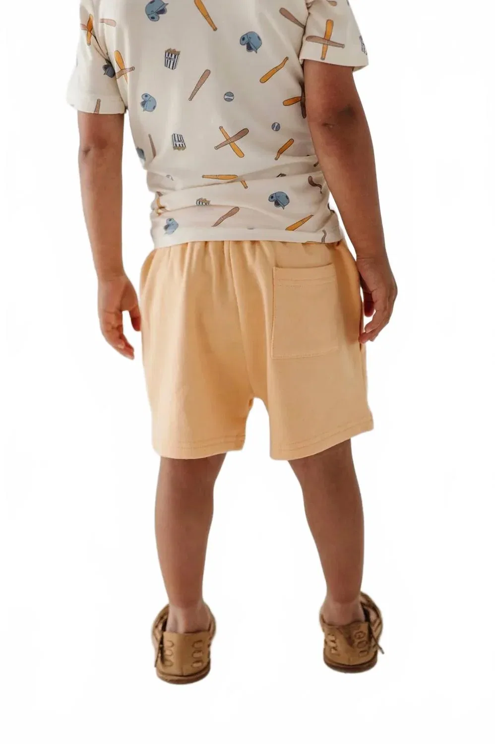 Детские шорты для мальчиков на резинке Everyday Shorts babysprouts, Desert Mist — фото 3