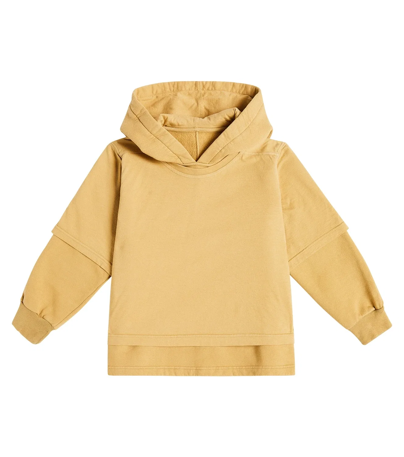 Трикотажная толстовка Hustler Rick Owens Kids, желтый