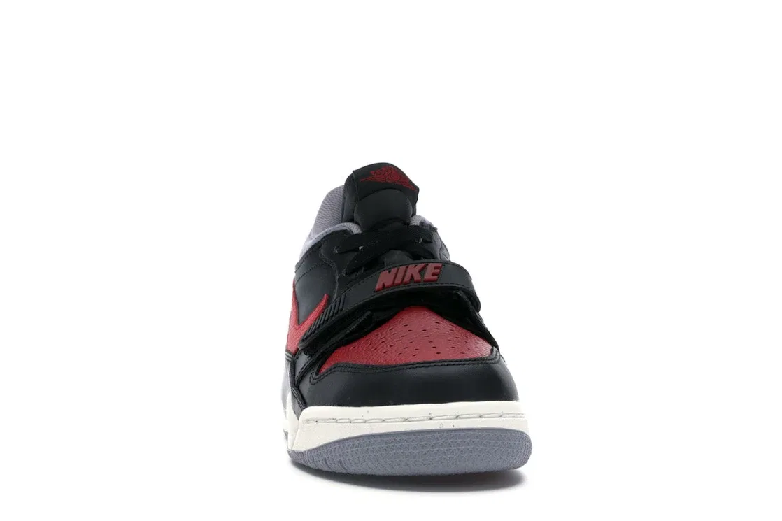 Детские кроссовки с гибридным дизайном Jordan Legacy 312 Low, Black/Gym Red-Black-Cement Grey — фото 2