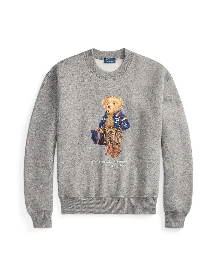 Толстовка Polo Ralph Lauren темно-серого цвета