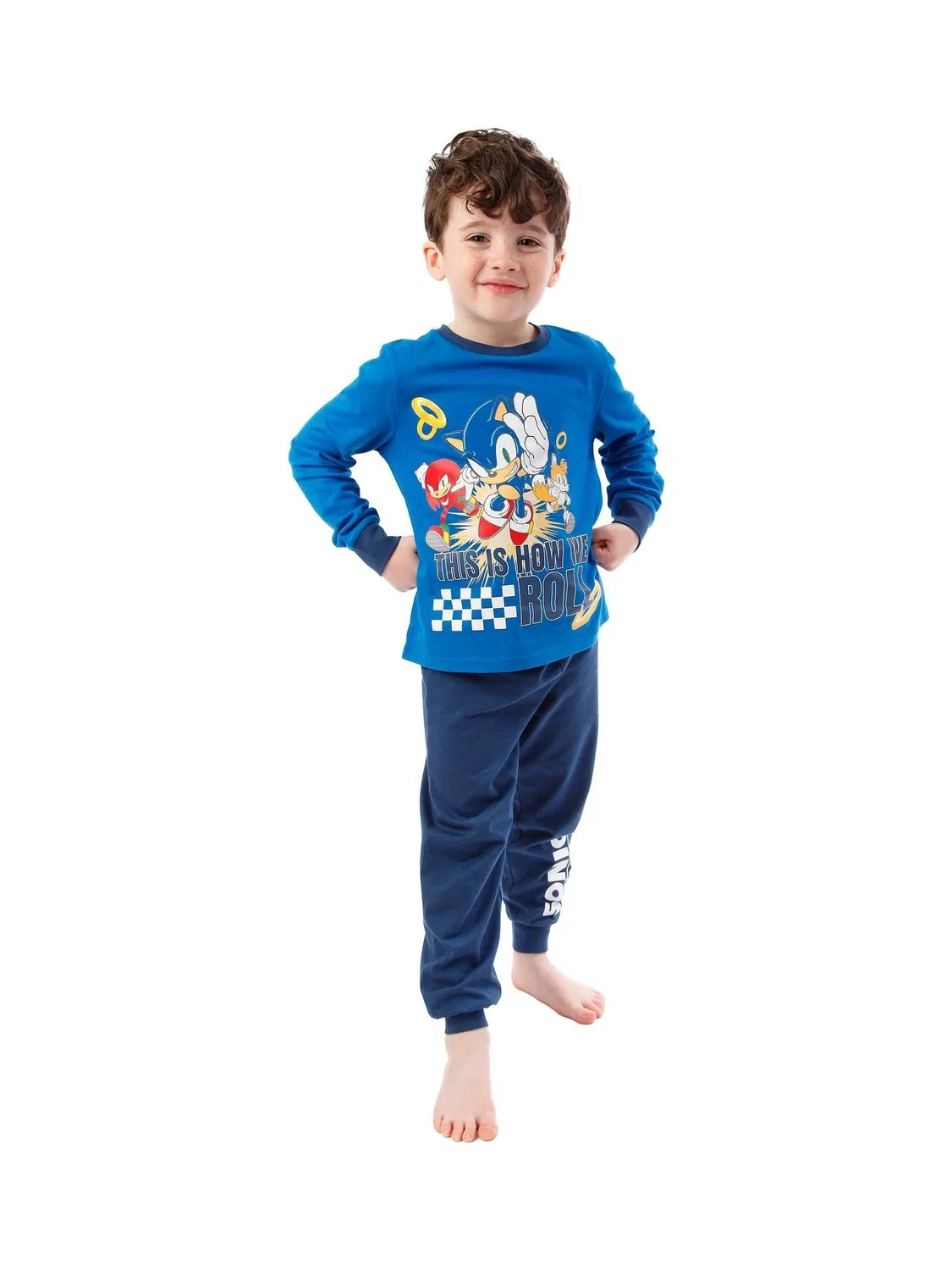 Пижама Sonic The Hedgehog Character, синяя — фото 2