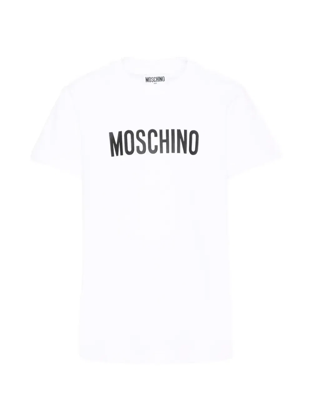 Футболка с логотипом с короткими рукавами Moschino Kids, белый