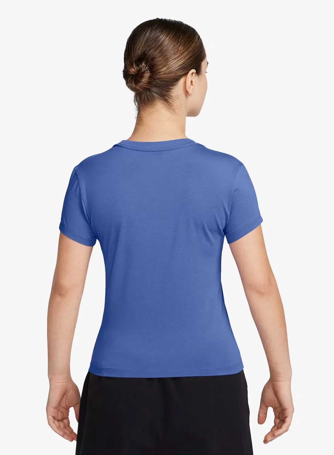Топ укороченный вязаный Nike NSW Chill, светло-синий — фото 2