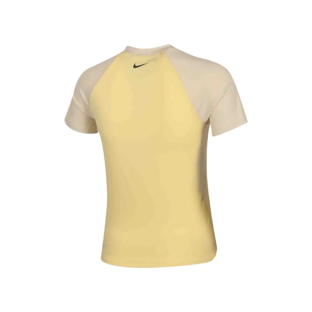 Женская футболка с круглым вырезом Nike, Yellow/Beige — фото 3