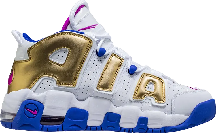 

Кроссовки Nike Air More Uptempo GS 'Fuchsia Blast', белый