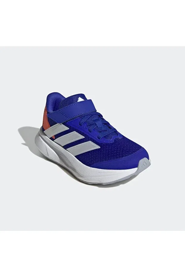 Детские кроссовки для девочек с липучкой Duramo sl2 el c Adidas, Blue - White - Red — фото 2