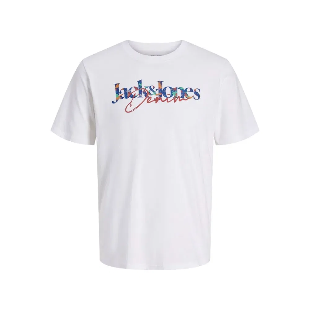 Детская футболка с принтом Tom Jack & jones, White — фото 3