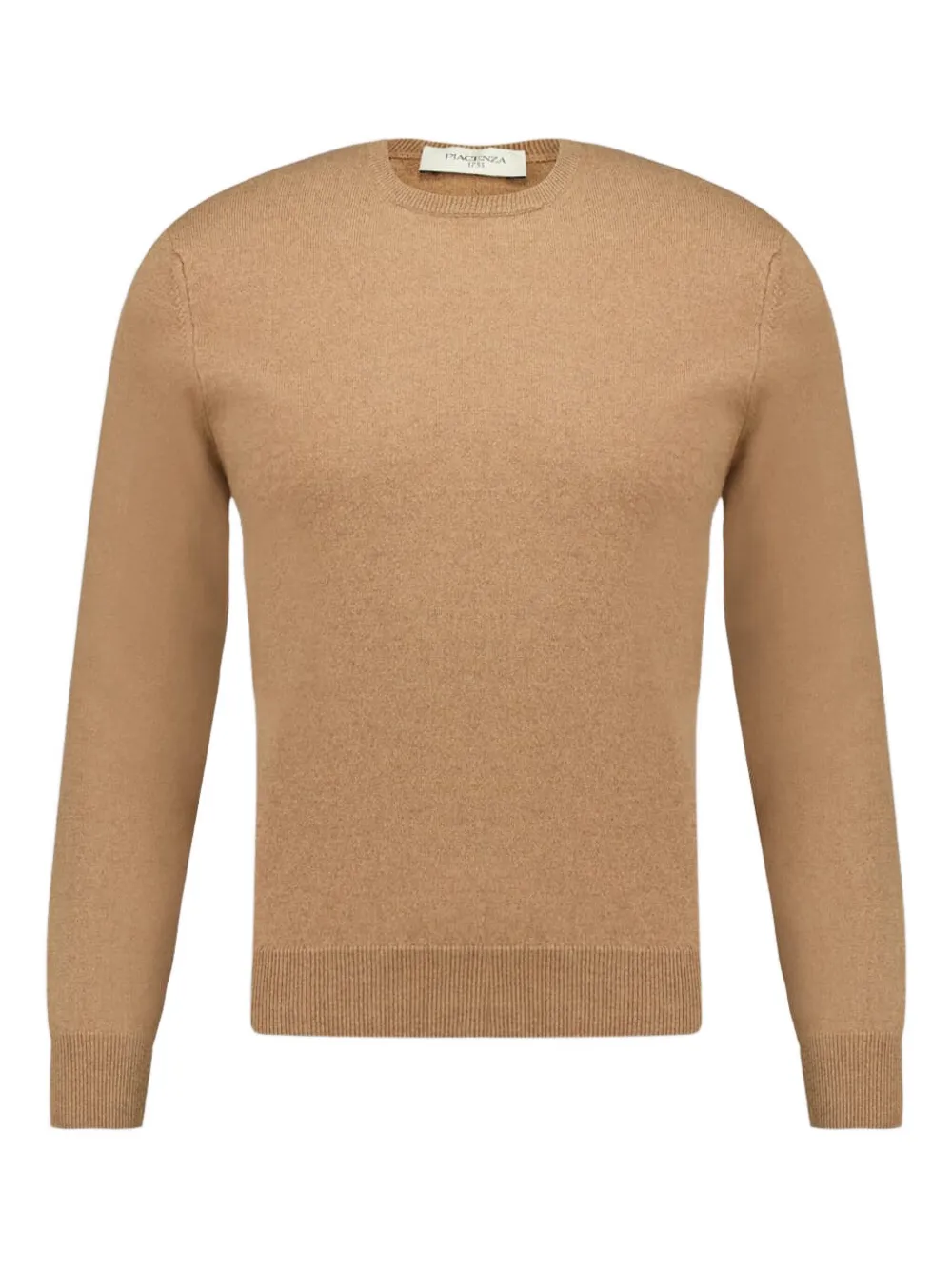 

Кашемировый свитер с круглым вырезом Piacenza Cashmere, коричневый