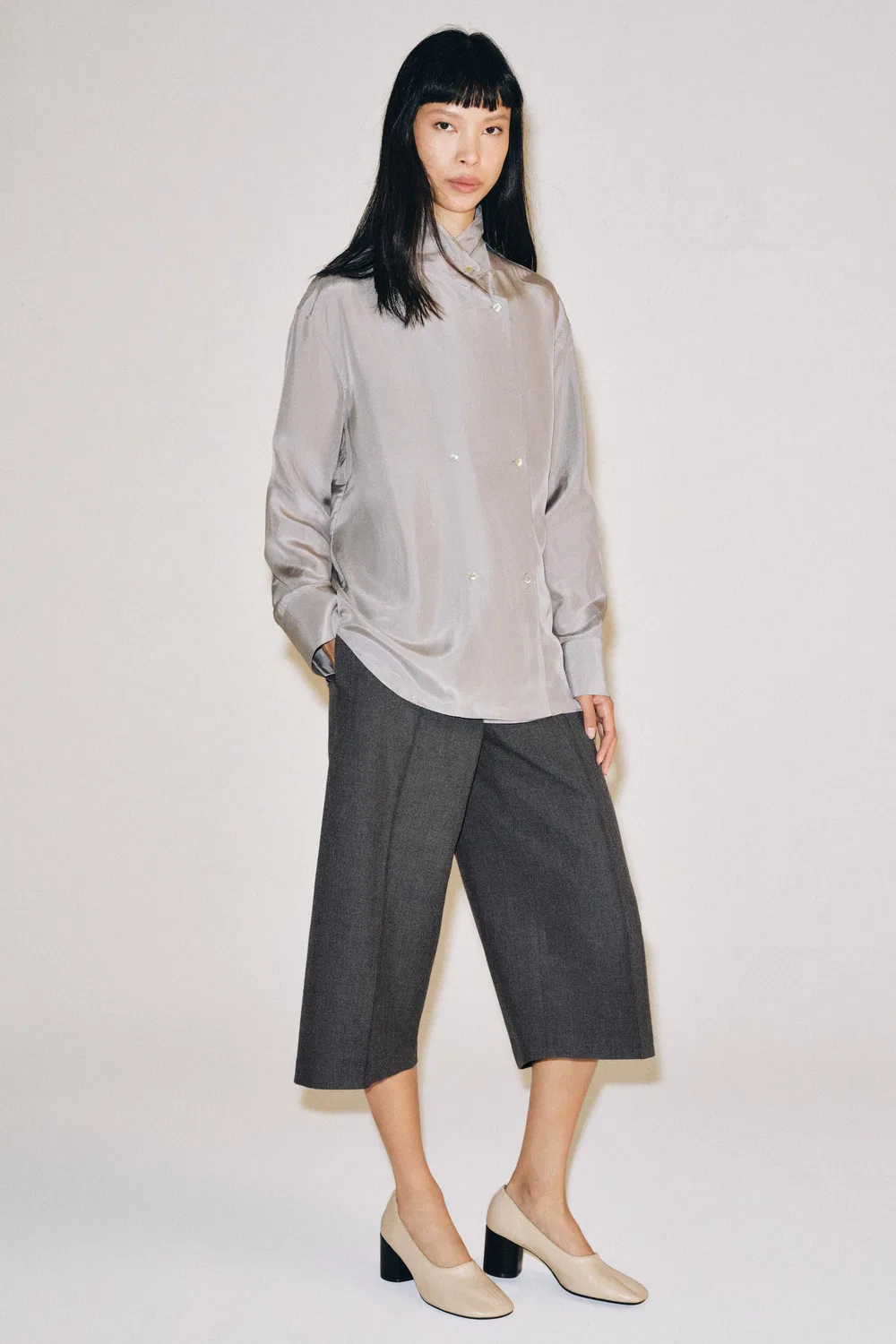 Шорты-бермуды из коллекции ZW ZARA, Grey marl