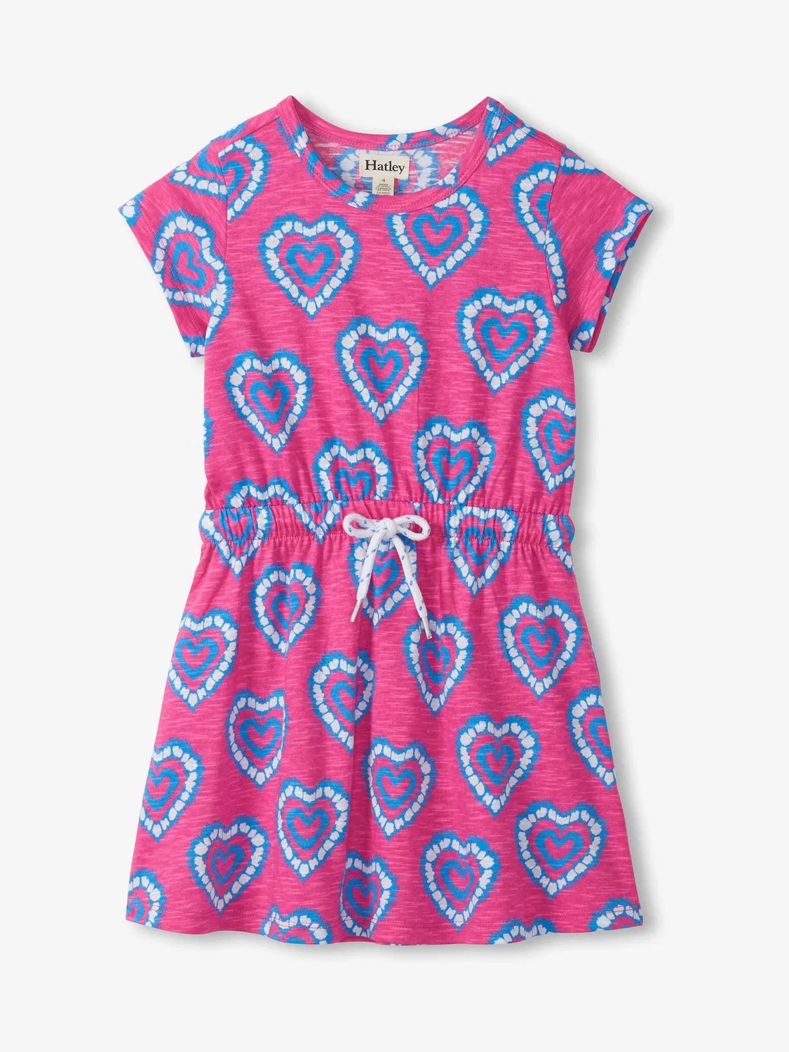 Платье с коротким рукавом, Heart Burst Hatley, розовый