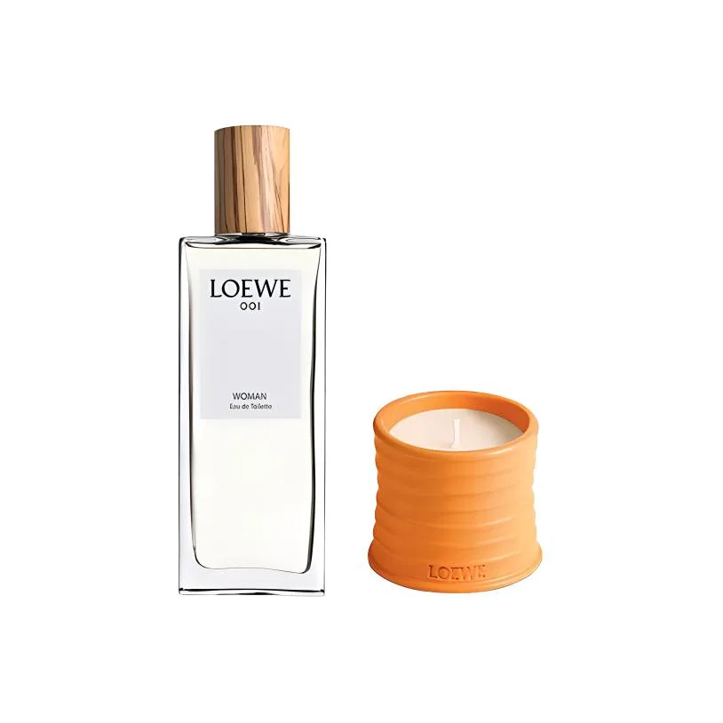 Женский парфюмерный набор LOEWE 001 Neroli, 50 мл + свеча 170 г