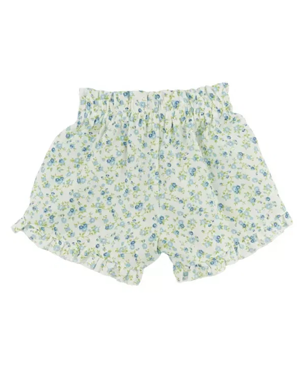 Детские шорты для девочек с оборками Poppy Sprig Delilah Ruffle Short Oh Baby!, Sky Blue — фото 2