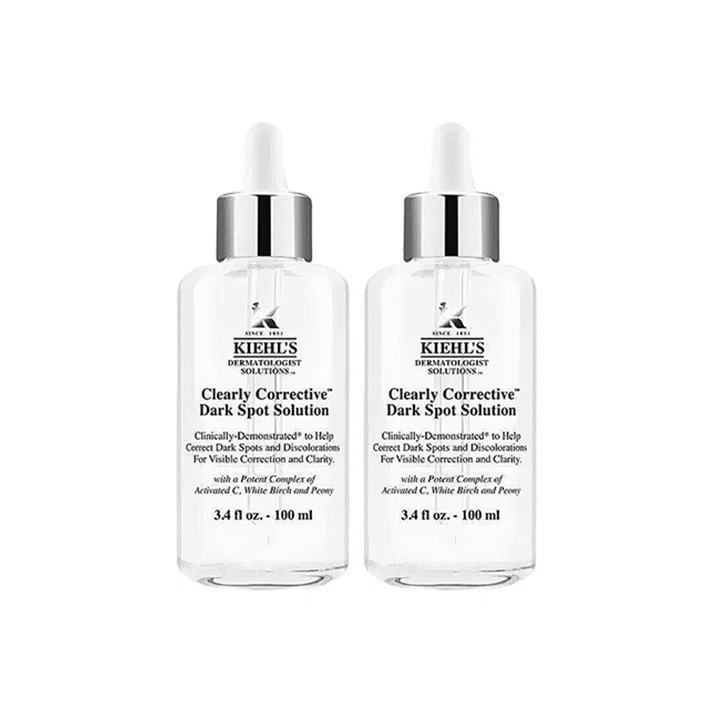 Женский набор для осветления кожи с сыворотками Kiehl's, 2x100мл
