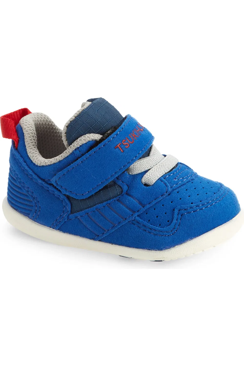 Детские кроссовки легкие босоногие Racer Tsukihoshi, Royal/Red