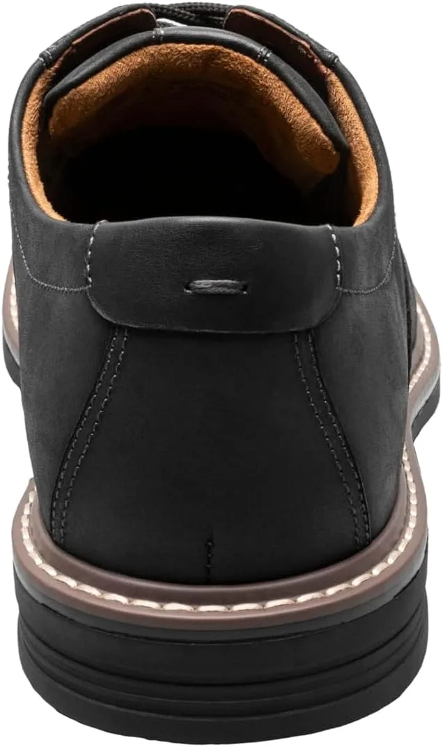 Мужские туфли Oxford Florsheim Norfolk с гладкой передней частью, черный — фото 3