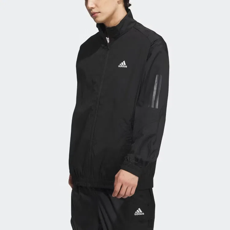 Куртка с длинным рукавом Adidas, черная — фото 2
