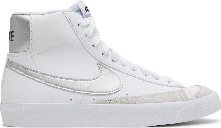 

Кроссовки Nike Blazer Mid '77 GS 'White Metallic Silver', белый
