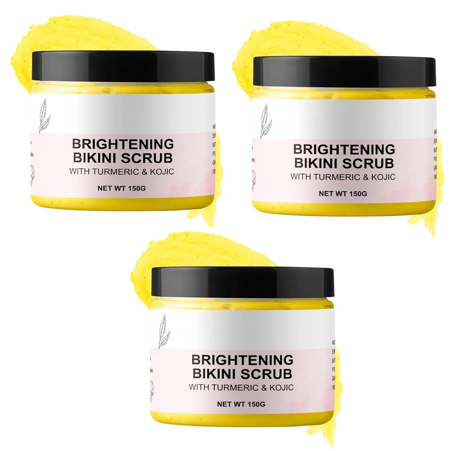 Скраб для тела с куркумой и койевой кислотой, TAEXATWXC, 150 г