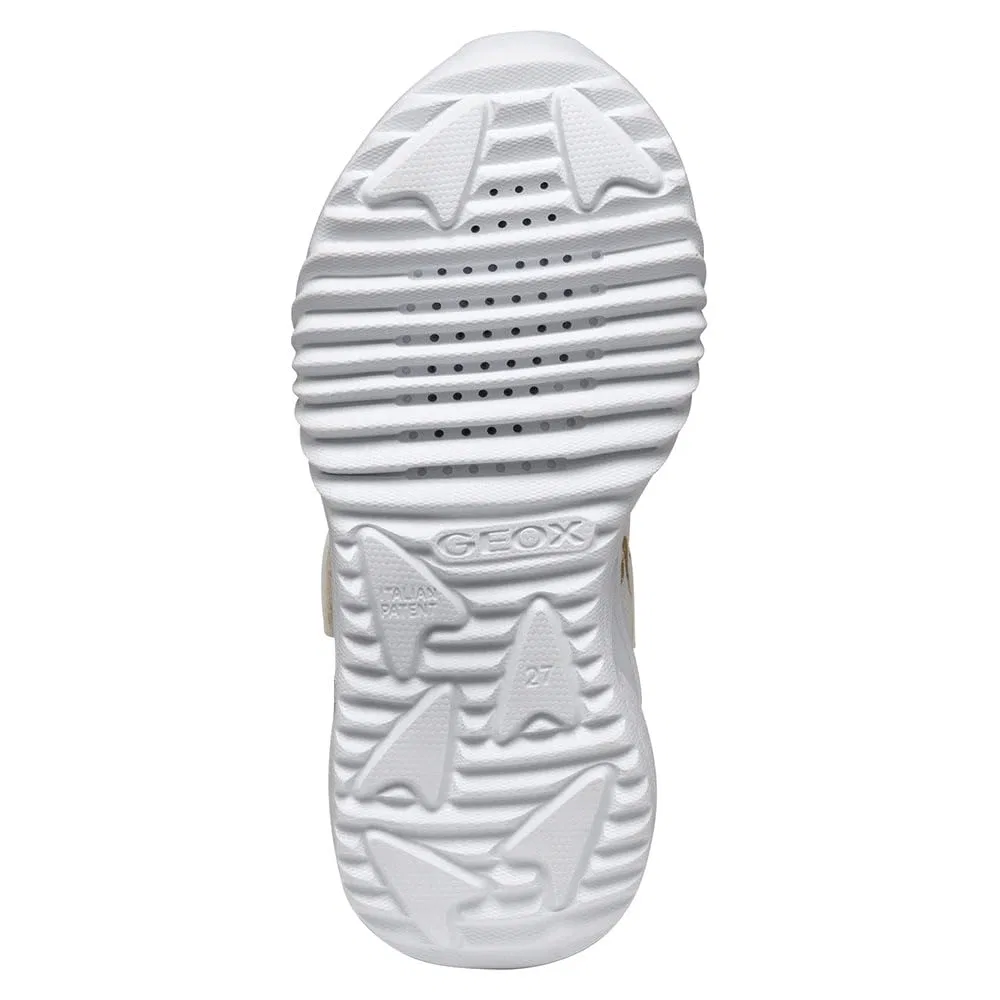 Детские кроссовки для девочек Geox, White Multicolour — фото 4