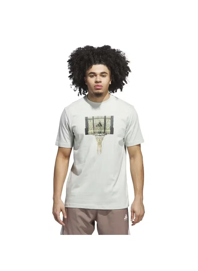 Футболка с принтом Spotlight tee Adidas, зеленый — фото 2