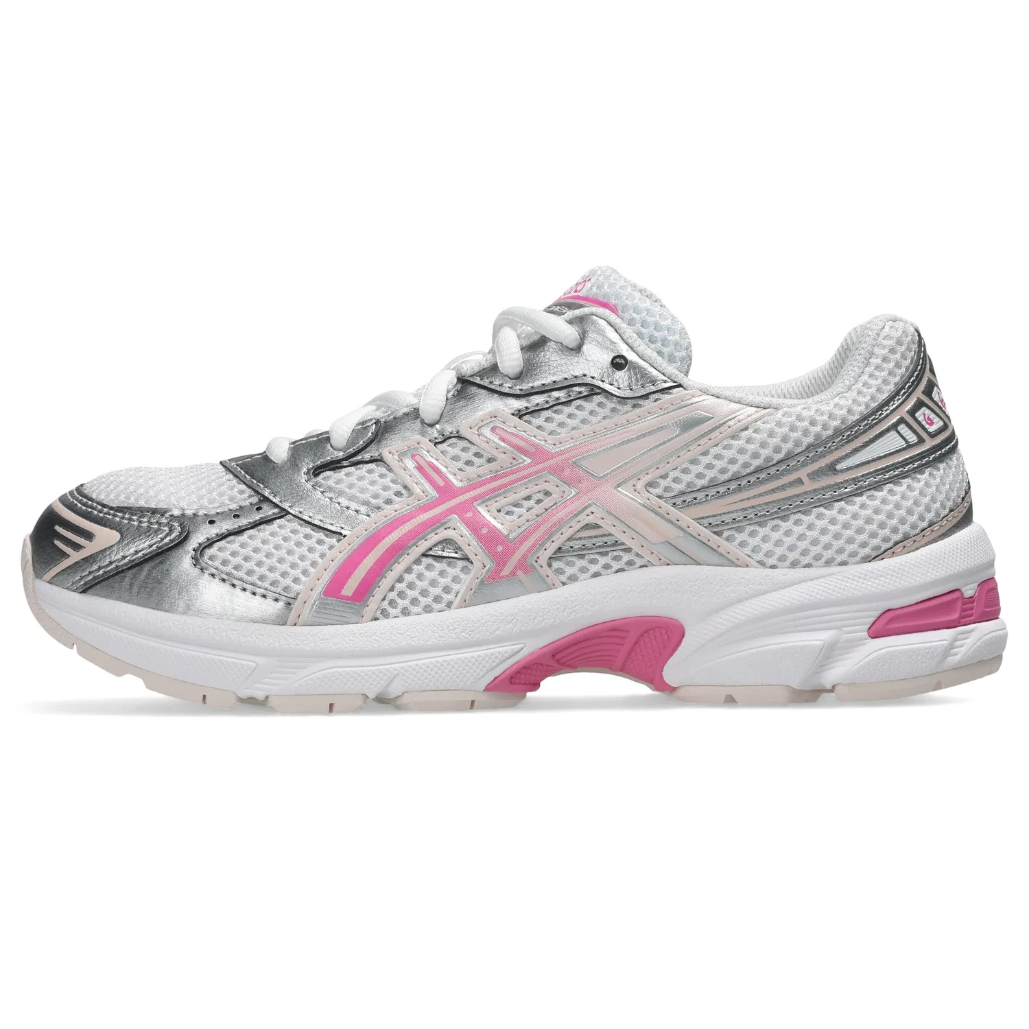 Детские кроссовки с технологией GEL ASICS SportStyle GEL-1130 GS, White/Dragon Fruit — фото 3