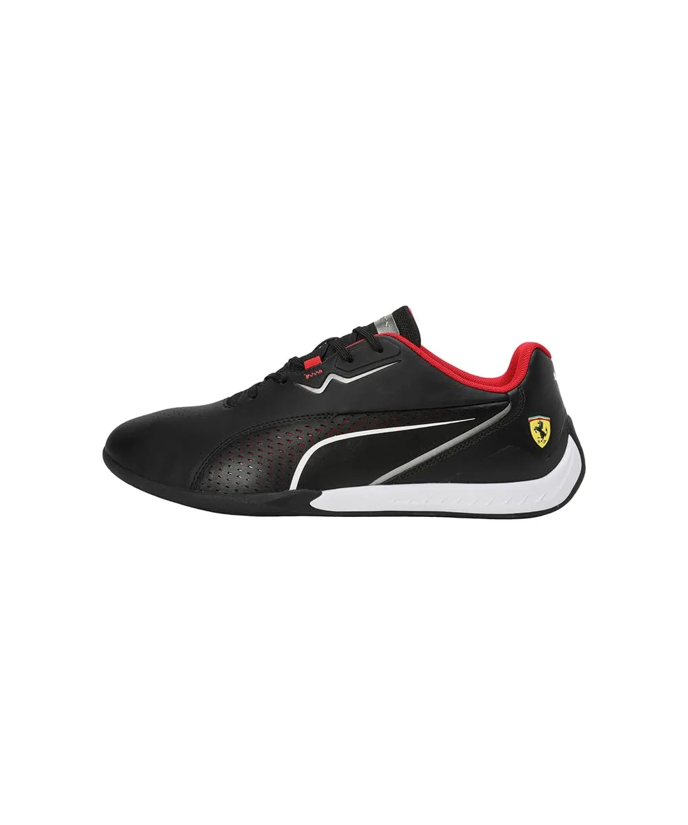 Детские кроссовки для мальчиков с закрытой шнуровкой Ferrari Drift Cat 11 PUMA PUMA Black Red Racing — фото 2