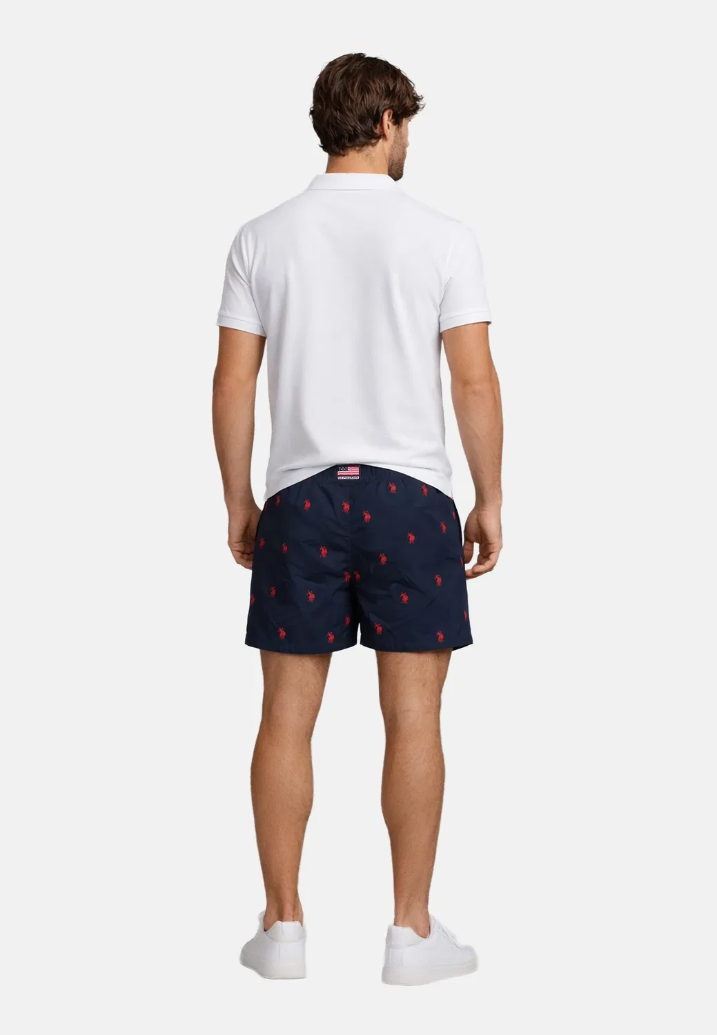 Мужские плавки с логотипом U.S. Polo Assn., Navy — фото 3