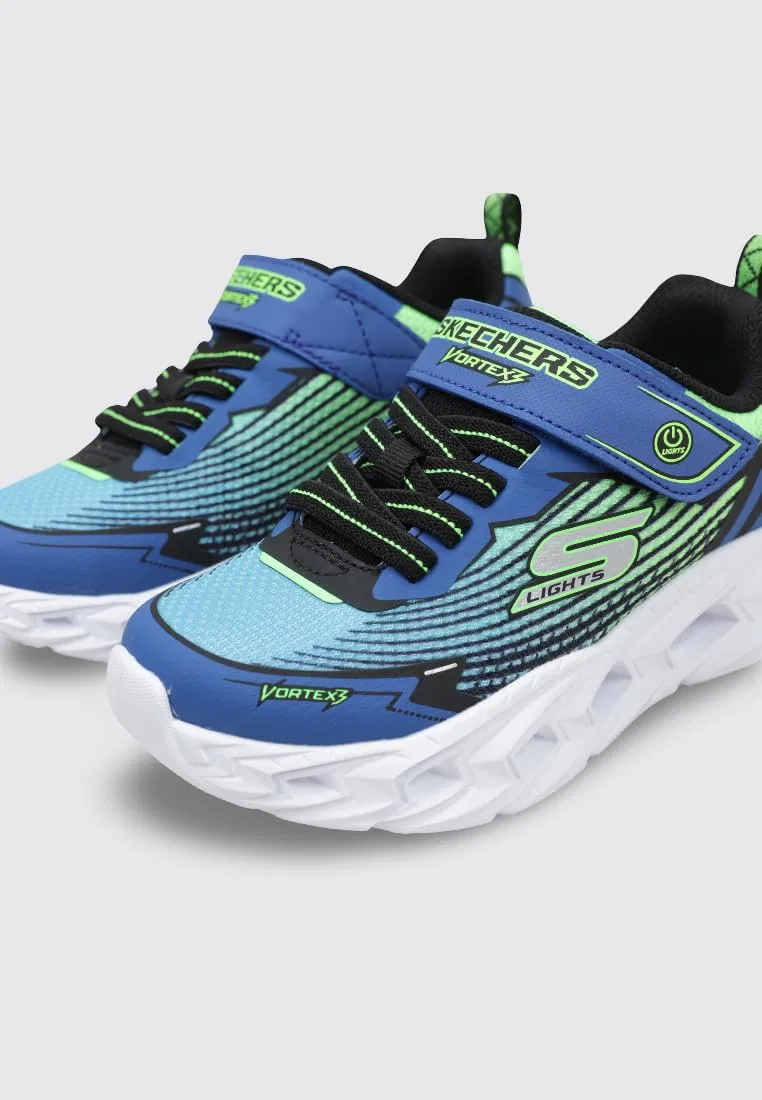 Детские кроссовки для мальчиков со светодиодной подсветкой Vortex 3.0 Skechers, Blue — фото 4