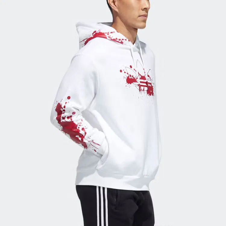 Худи с принтом Originals fp limited logo printing sports Adidas, белый — фото 4