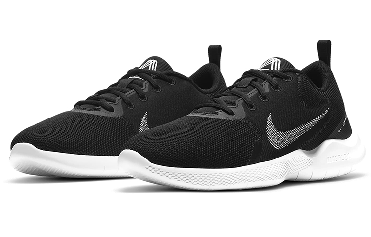 Кроссовки Nike Flex Experience RN 10, черный/белый — фото 2