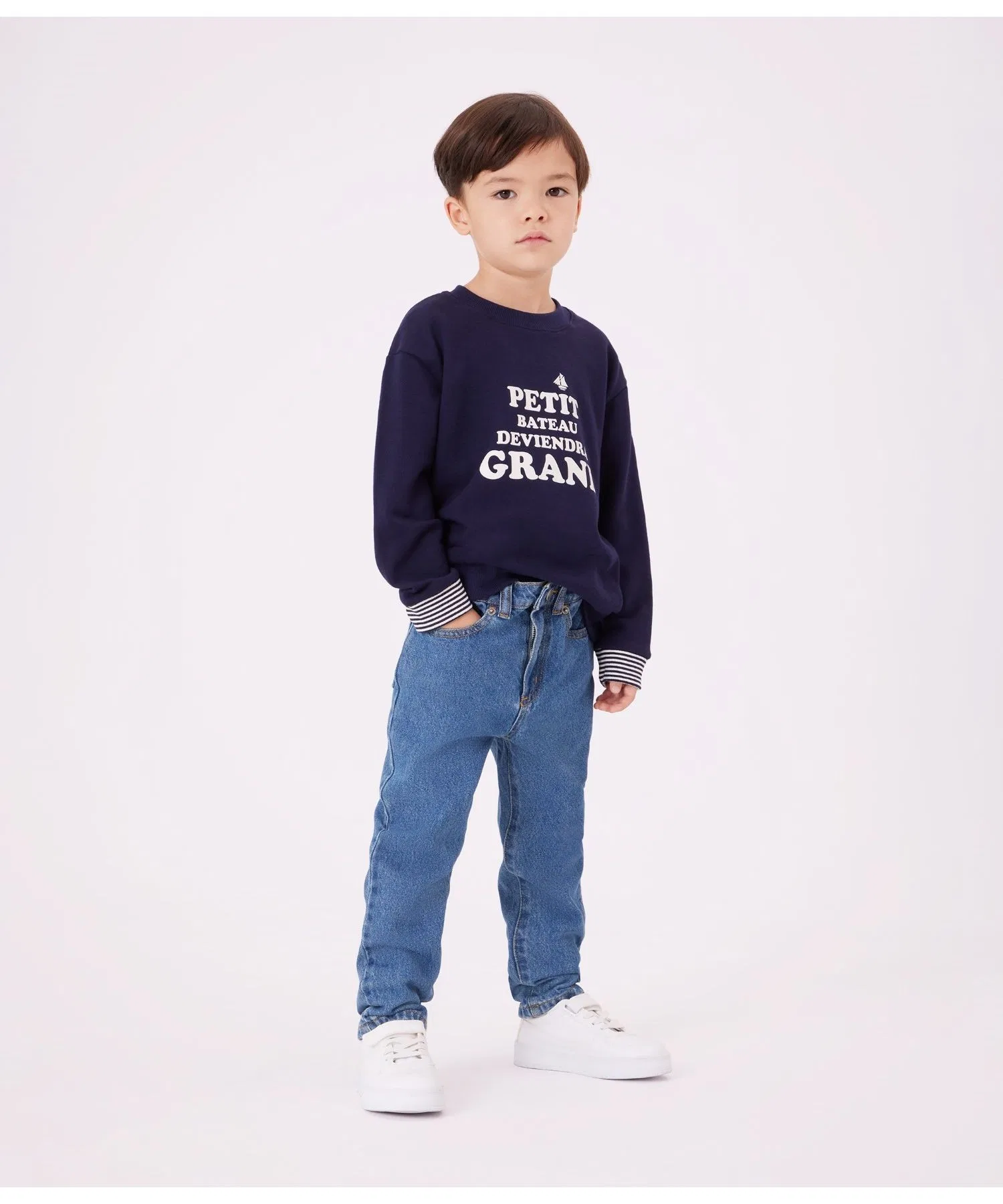 Детские брюки PETIT BATEAU тёмно-синие